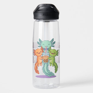 Just a girl who loves axolotls kid's water bottle