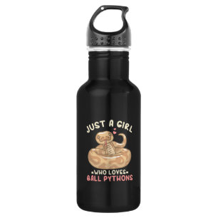 Just A Girl Who Loves Ball Python 532 Ml Water Bottle
