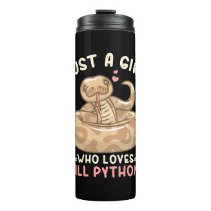 Just A Girl Who Loves Ball Python Thermal Tumbler