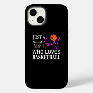 Just a Girl Who Loves Basketball Case-Mate iPhone  14 Case