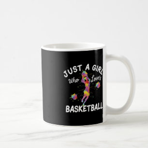 Just A Girl Who Loves Basketball Coffee Mug