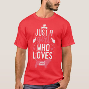 Just a Girl Who Loves Basset Hounds T-Shirt