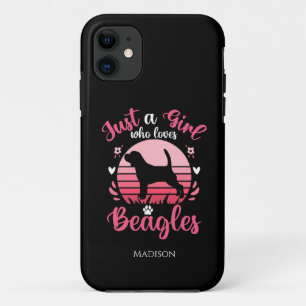 Just a Girl Who Loves Beagles  Case-Mate iPhone Case