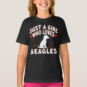 Just A Girl Who Loves Beagles T-Shirt