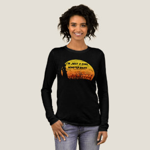 Just a girl who loves bees tri-blend shirt