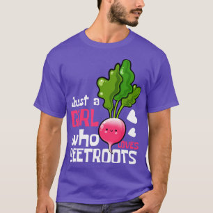 Just A Girl Who Loves Beetroots Cute T-Shirt
