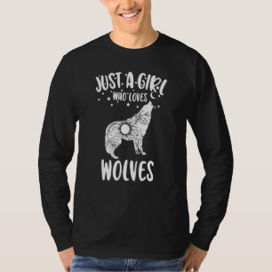Just A Girl Who Loves Betta Fish Fr Aquarienliebha T-Shirt