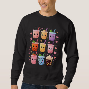Just A Girl Who Loves Bubble Tea Boba Tea Lovers W Sweatshirt