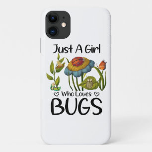 Just a girl who loves bugs Case-Mate iPhone case