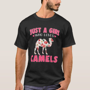 Just A Girl Who Loves Camels  Animals T-Shirt