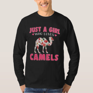 Just A Girl Who Loves Camels  Animals T-Shirt
