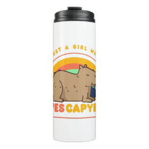 Just a Girl Who Loves Capybaras Thermal Tumbler