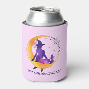 Just A Girl Who Loves Cat Can Cooler