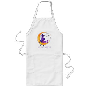 Just A Girl Who Loves Cat Long Apron