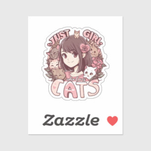 just a girl who loves cats