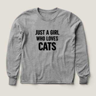 Just a Girl Who Loves Cats – Cute Minimal Cat Love