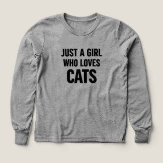 Just a Girl Who Loves Cats – Cute Minimal Cat Love