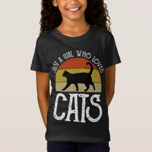 Just A Girl Who Loves Cats T-Shirt
