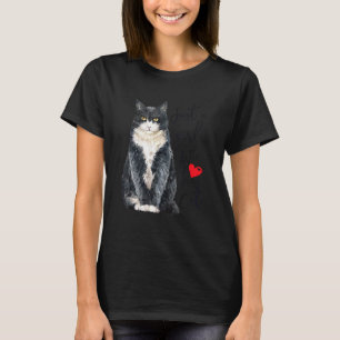 Just A Girl Who Loves Cats Watercolor Cat Womens G T-Shirt