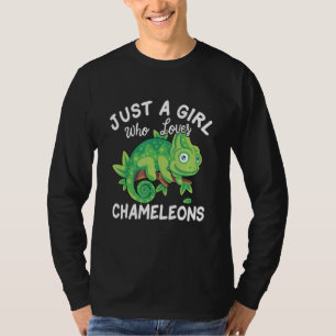 Just A Girl Who Loves Chameleons T-Shirt