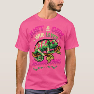 Just A Girl Who Loves Chameleons T-Shirt