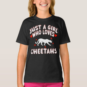 Just A Girl Who Loves Cheetahs T-Shirt