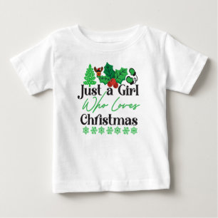 Just A Girl Who Loves Christmas-42318 Baby T-Shirt