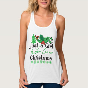 Just A Girl Who Loves Christmas-42318 Singlet