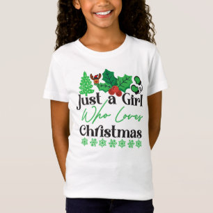 Just A Girl Who Loves Christmas-42318 T-Shirt