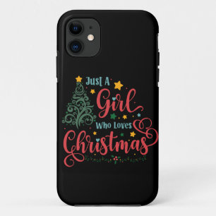Just A Girl Who Loves Christmas Case-Mate iPhone C Case