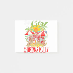 Just A Girl Who Loves Christmas In July Post-it Notes
