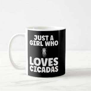 Just a Girl Who Loves Cicadas Coffee Mug
