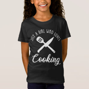 Just A Girl Who Loves Cooking T-Shirt