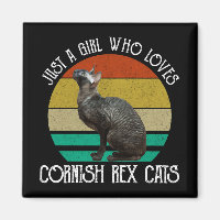 Just A Girl Who Loves Cornish Rex Cats