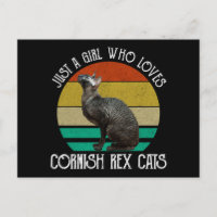 Just A Girl Who Loves Cornish Rex Cats