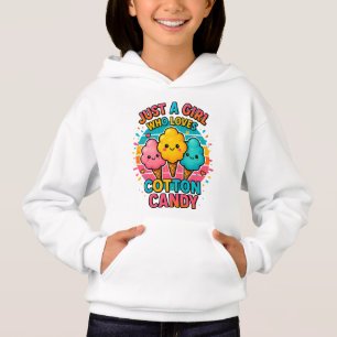 Just a Girl Who Loves Cotton Candy – Cute Cartoon