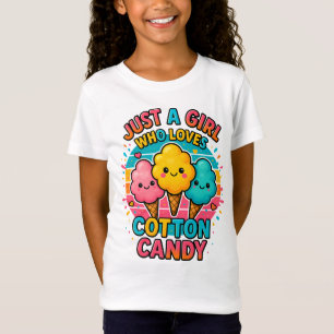 Just a Girl Who Loves Cotton Candy T-Shirt