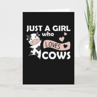 Just A Girl Who Loves Cows Cute Animals Hearts Cow