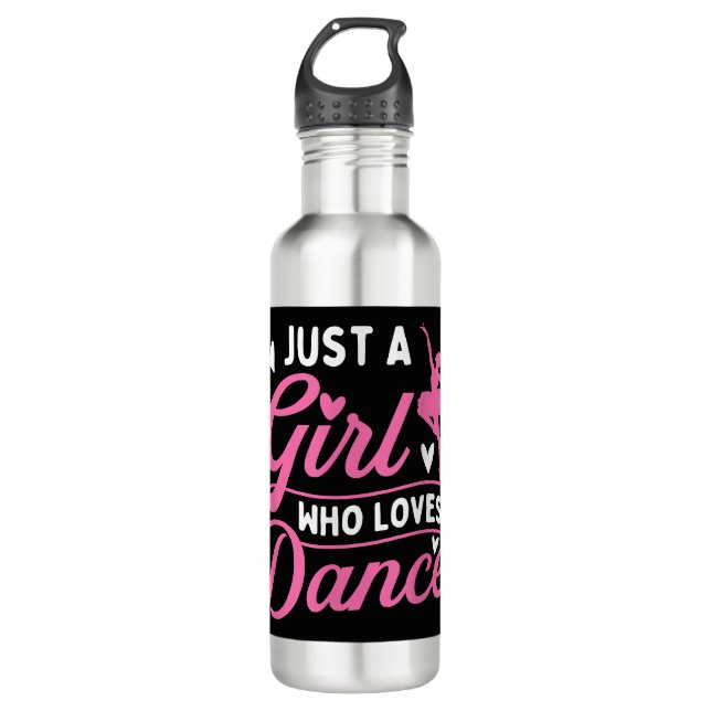 Just A Girl Who Loves Dance - Dancer Dancing Lover 710 Ml Water Bottle (Front)