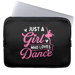 Just A Girl Who Loves Dance - Dancer Dancing Lover Laptop Sleeve