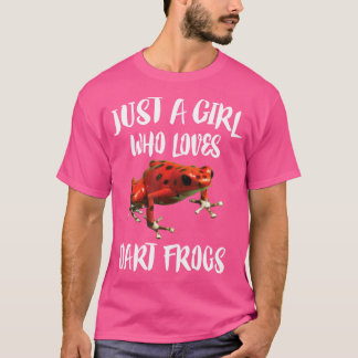Just A Girl Who Loves Dart Frogs T-Shirt