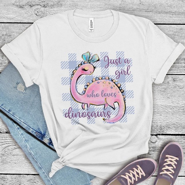 Just a Girl Who Loves Dinosaurs T-Shirt (Creator Uploaded)