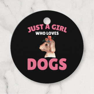 just a girl who loves dogs favour tags