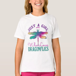 Just a Girl Who Loves Dragonflies T-Shirt