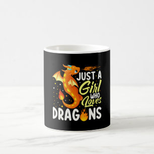 Just A Girl Who Loves Dragons adorable Coffee Mug