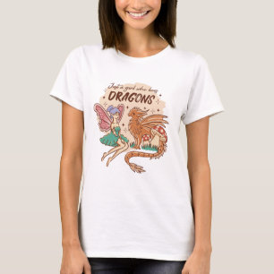 Just a Girl Who Loves Dragons Fairy T-Shirt
