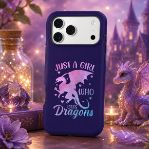 Just A Girl Who Loves Dragons - Fantasy Dragon