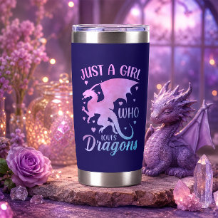 Just A Girl Who Loves Dragons - Fantasy Dragon Playing Cards