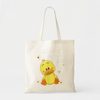 Just a Girl Who Loves Ducks - Cute Duck Lover Owne Tote Bag