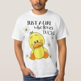 Just a Girl Who Loves Ducks - New Art Theme  T-Shirt